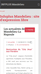 Mobile Screenshot of infoplus-mandelieu.com